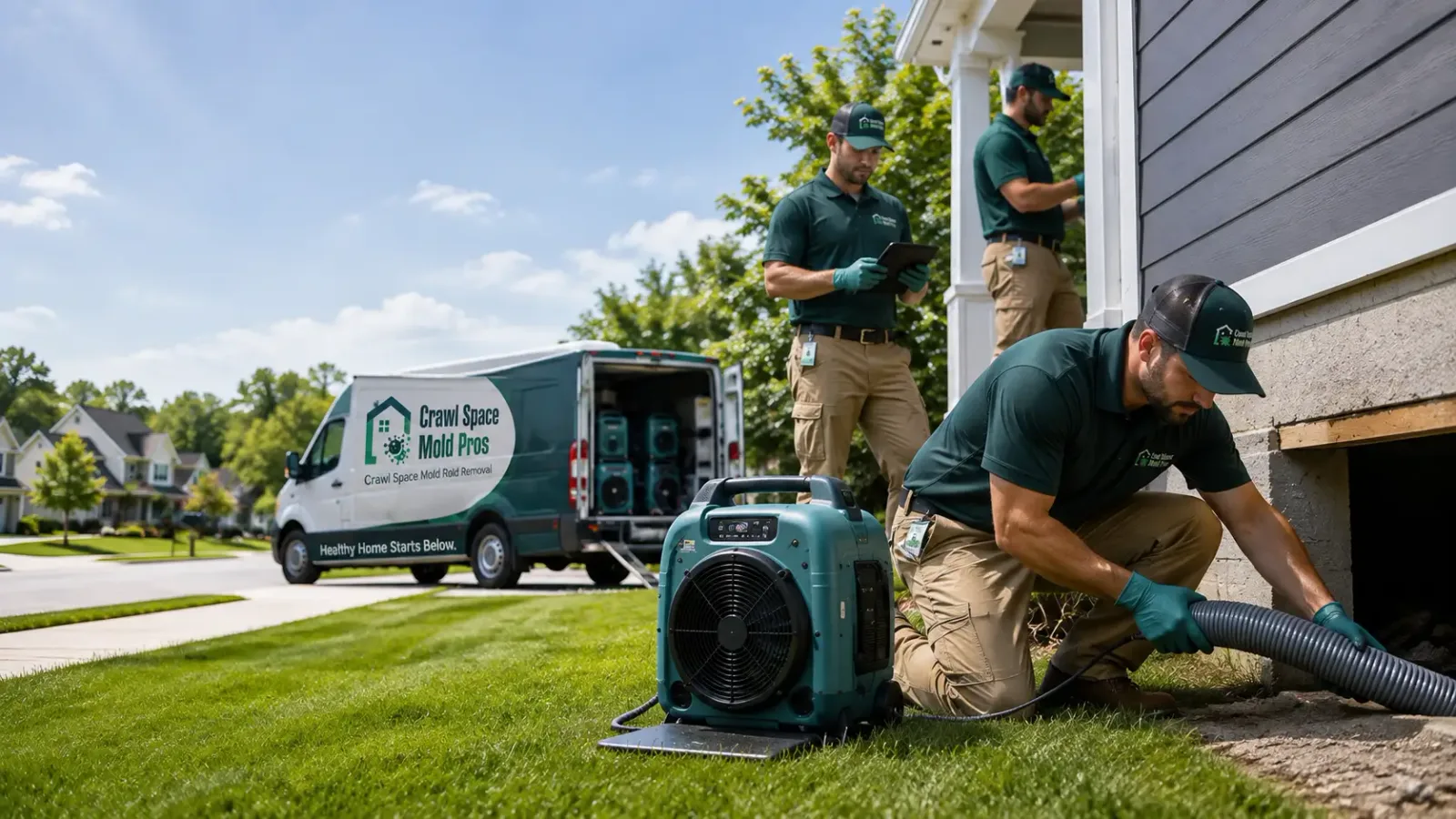 Crawl Space Mold Removal in Marienville, PA